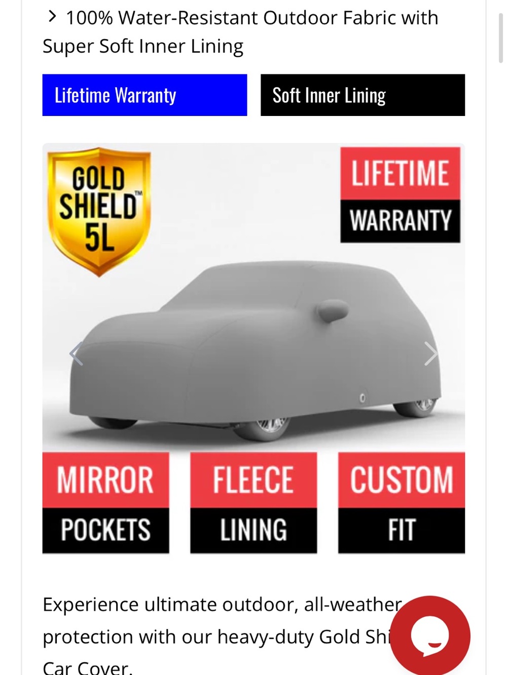 Mini Cooper Convertible Car Cover